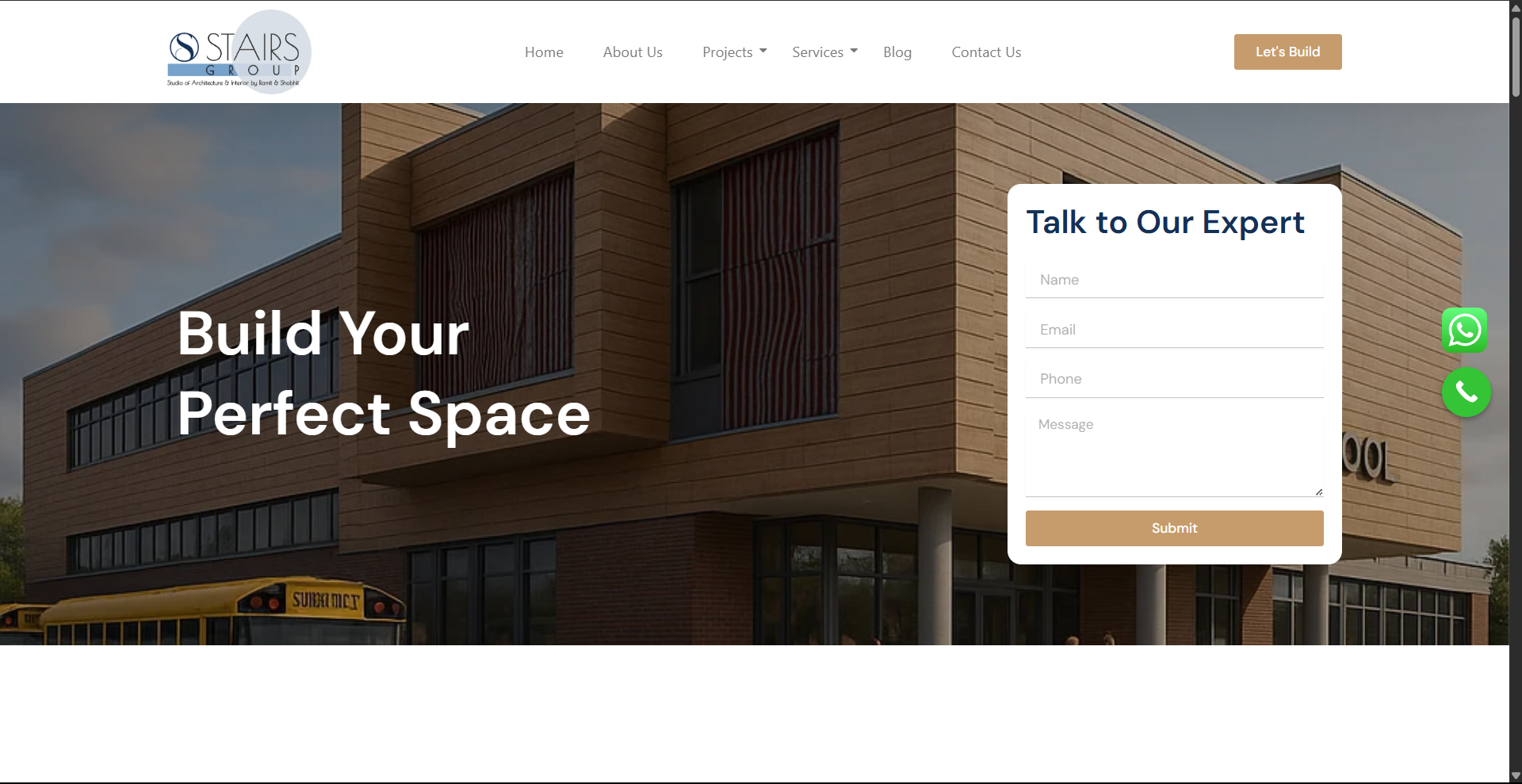 Stairs Architects Website